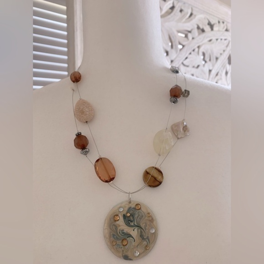 Bohemian multicolor necklace